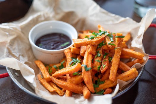 baked sweet potato fries