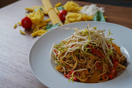 colorful stir-fried vegetables