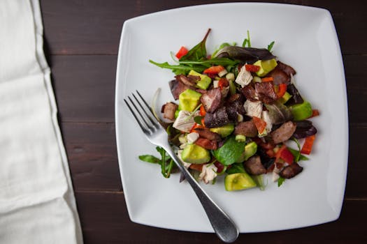 healthy homemade dish on the table