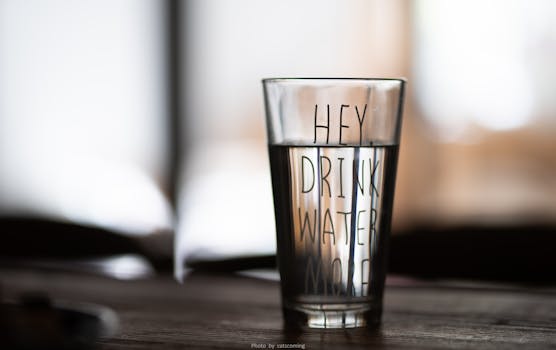 image of a hydration station with drinks