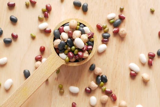 assorted beans and legumes