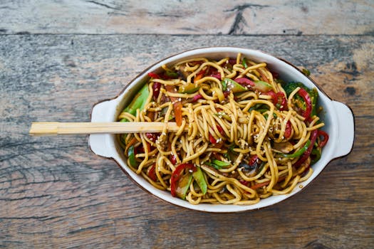 colorful vegetable stir-fry