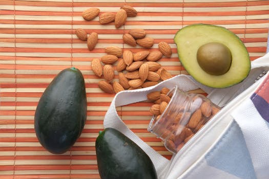 healthy fats like avocados and nuts