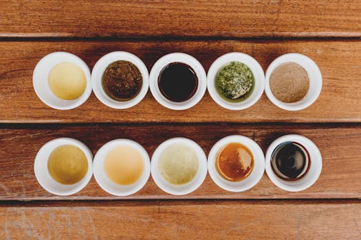 spices in bowls