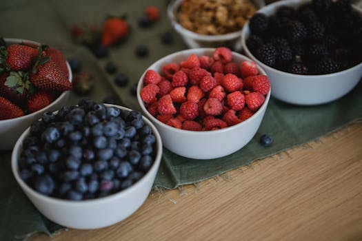 colorful bowls of vegan food